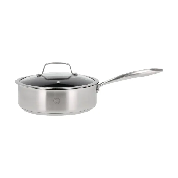 Pillivuyt Sauteuse Roya céramique non-stick 24 cm Acier inoxydable