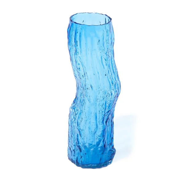 POLSPOTTEN Vase Tree Log L 62 cm Bleu