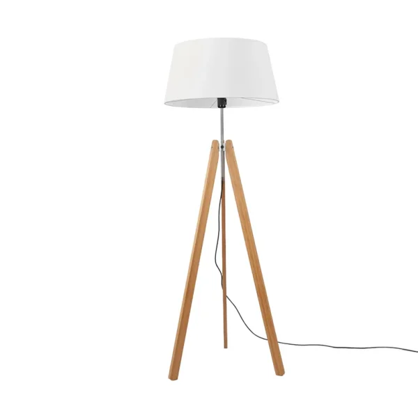Quitani - Thea Lampadaire White/Oak Lucande