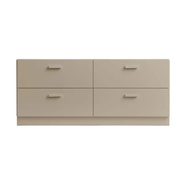 Relief Commode Relief bas sur socle 123x46,6 cm beige Commode Relief bas sur socle 123x46,6 cm beige