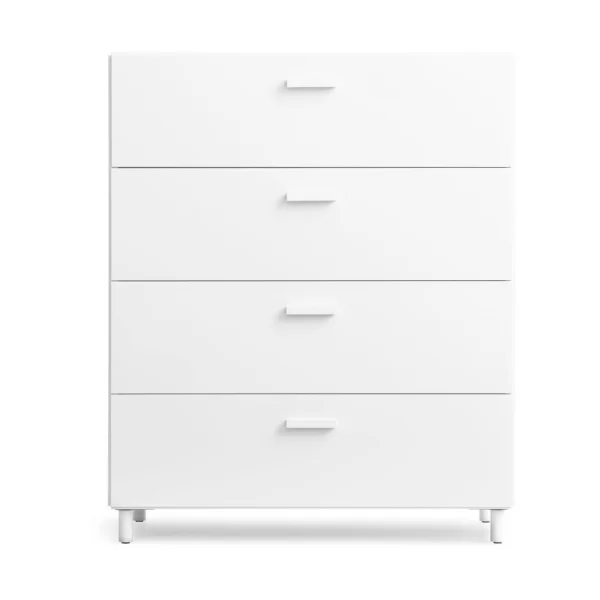 Relief Commode Relief large sur pieds 82x92,2 cm blanc