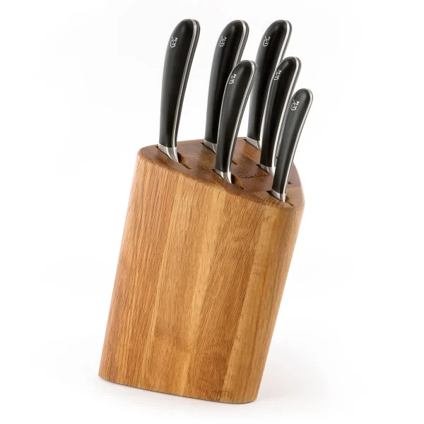 Robert Welch Range-couteaux Signature Prism Oak Set 7 Pièces Chêne