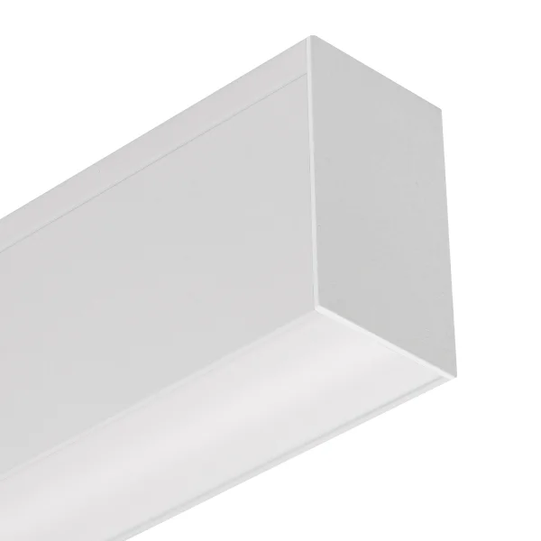 Roi Du Luminaire Slim Line - plafonnier - 118 x 5,5 x 3,3 cm - 22,5W LED inclus - blanc - non graduable - couleur de lumière blanche (4000K)