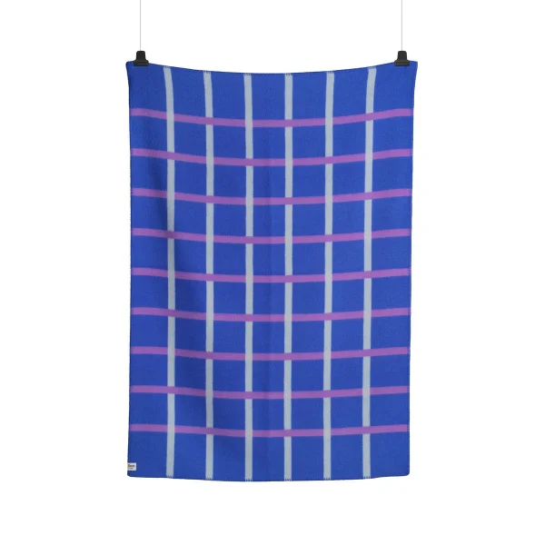 Røros Tweed Plaid Knut 135x200 cm Blue