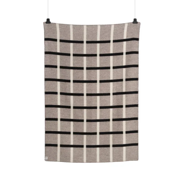 Røros Tweed Plaid Knut 135x200 cm Dove grey