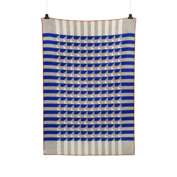 Røros Tweed Plaid Kvam 135x200 cm Blue