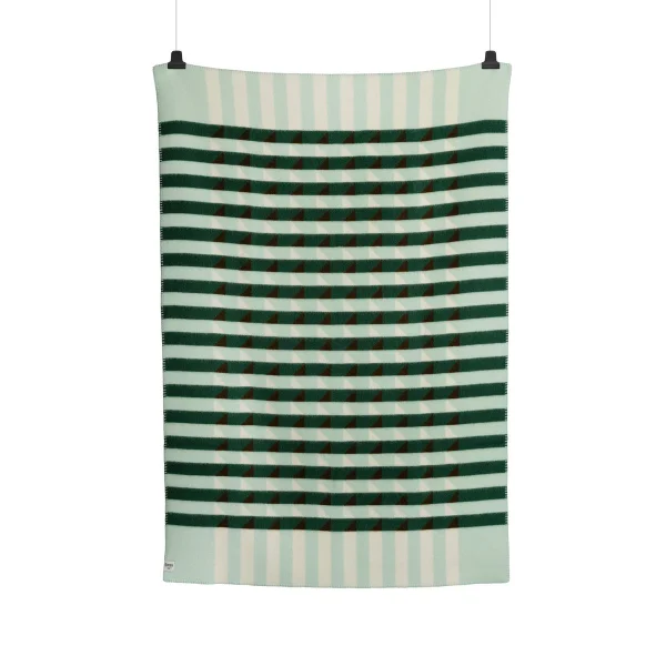 Røros Tweed Plaid Kvam 135x200 cm Green