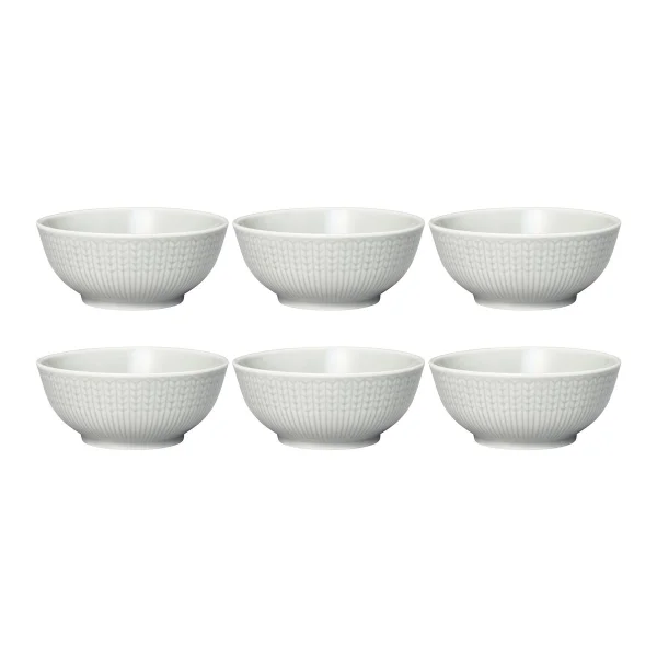 Rörstrand Bol Swedish Grace petit lot de 6 Brouillard (gris) Brouillard (gris)