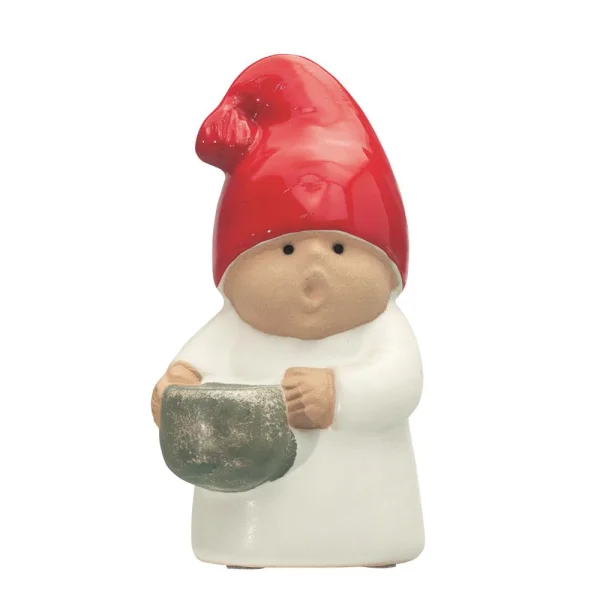 Rörstrand Figurine Santa blanc
