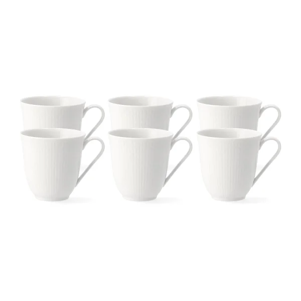 Rörstrand Mug Swedish Grace 30 cl, lot de 6 snö (blanc) blanc