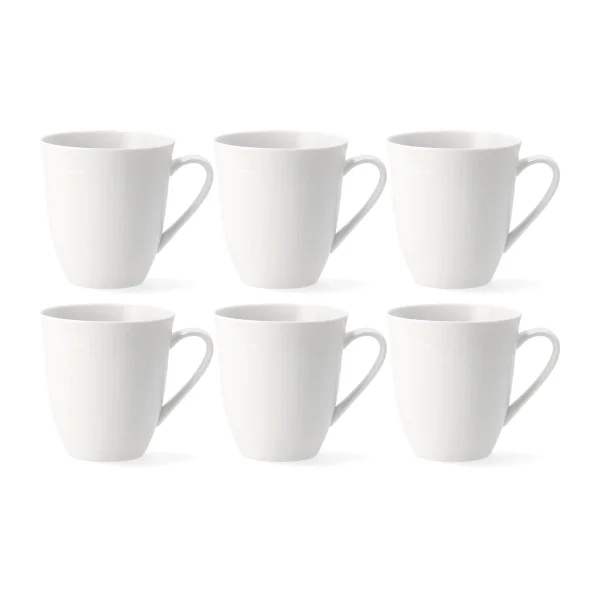 Rörstrand Mug Swedish Grace 50 cl, lot de 6 snö (blanc) blanc