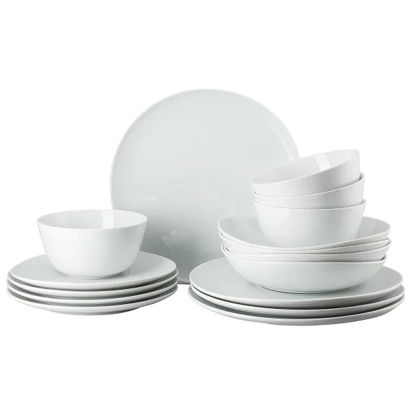 Rosenthal Service de vaisselle Junto blanc 16 pièces