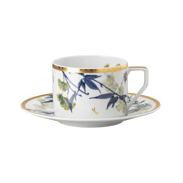 Rosenthal Tasse à thé avec soucoupe Rosenthal Heritage Turandot Blanc