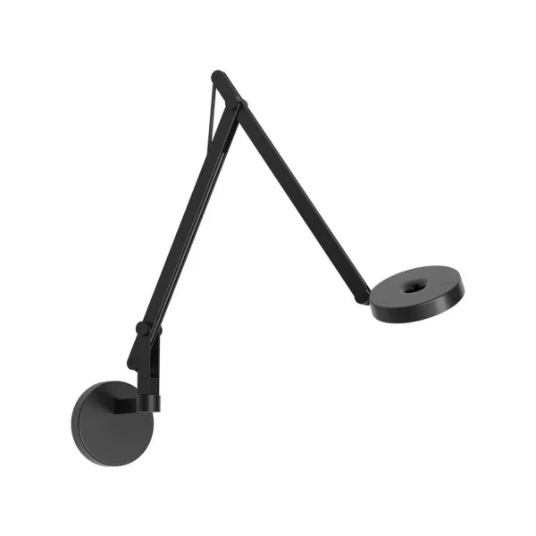 Rotaliana - Applique murale String W2, DTW, mat/noir