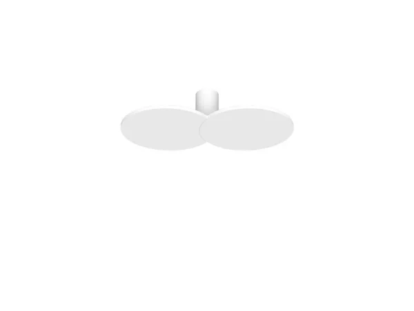 Rotaliana - Collide H1 Applique/plafonnier, 3000K, blanc à intensité variable