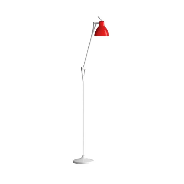 Rotaliana - Luxy F1 Lampadaire Blanc/Rouge