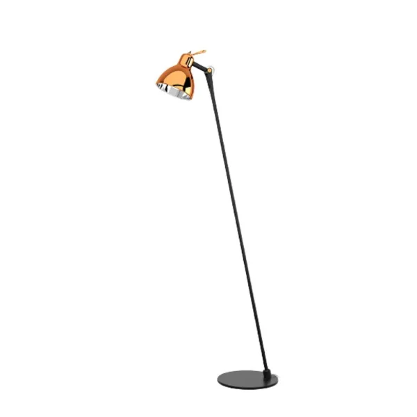 Rotaliana - Luxy Glam F0 Lampadaire Black/Copper Semi Transparent