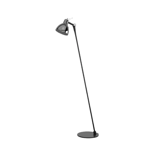 Rotaliana - Luxy Glam F0 Lampadaire Black/Smoke Chrome Semi Transparent