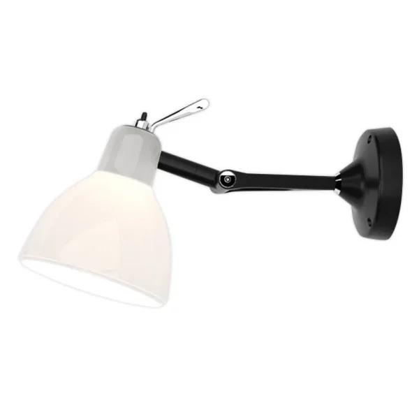 Rotaliana - Luxy H0 Glam Applique murale noir/blanc, verre