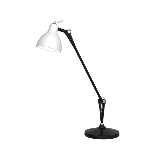 Rotaliana - Luxy T1 Lampe de Table Noir/Blanc Brillant