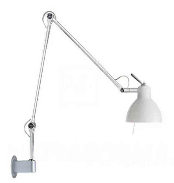 Rotaliana - Luxy W2 Applique Murale Aluminium/Rouge