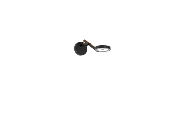 Rotaliana - String W0 Applique Murale TW Matt Black/Orange