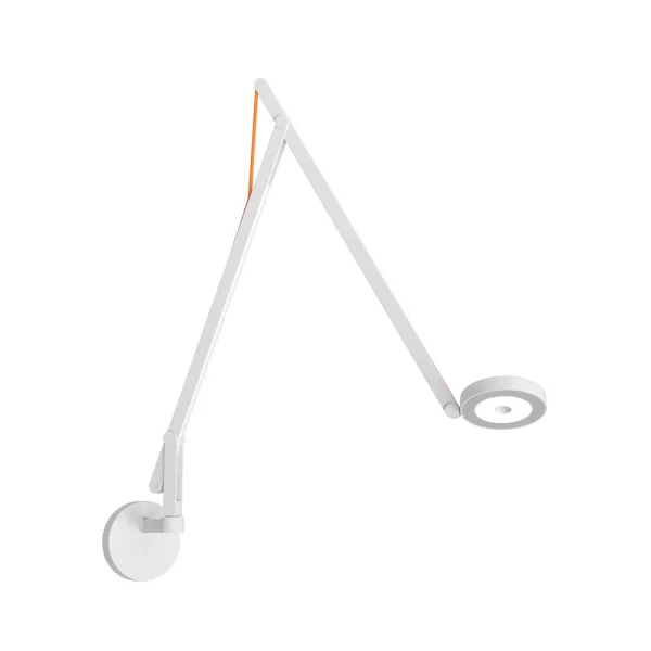 Rotaliana - String W2 Applique Murale w/Trou DTW Mat Blanc/Orange