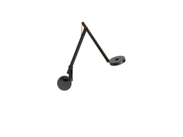 Rotaliana - String W2 Mini Applique Murale TW Matt Black/Orange