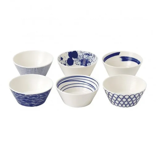 Royal Doulton Bol Pacific, bleu 6 pièces 16 cm