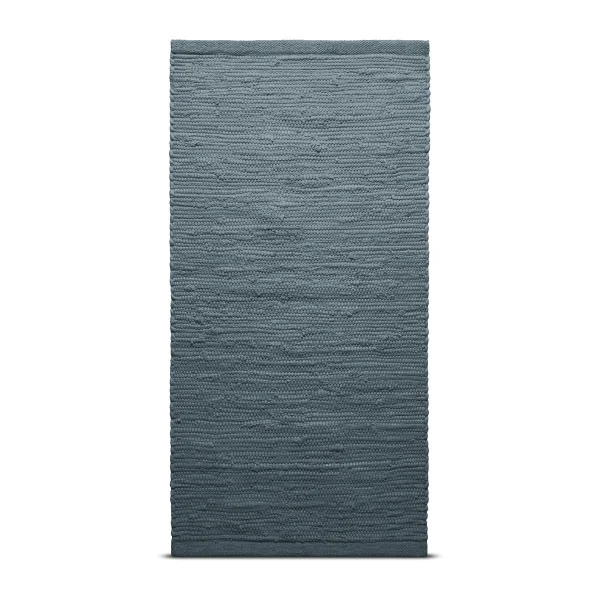 Rug Solid Tapis Cotton 170x240 cm steel grey (gris)