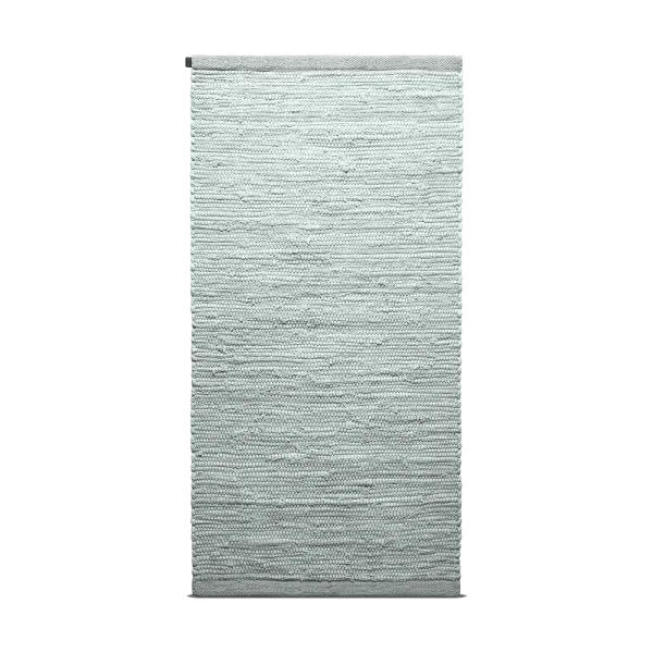 Rug Solid Tapis Cotton 75x300cm Menthe