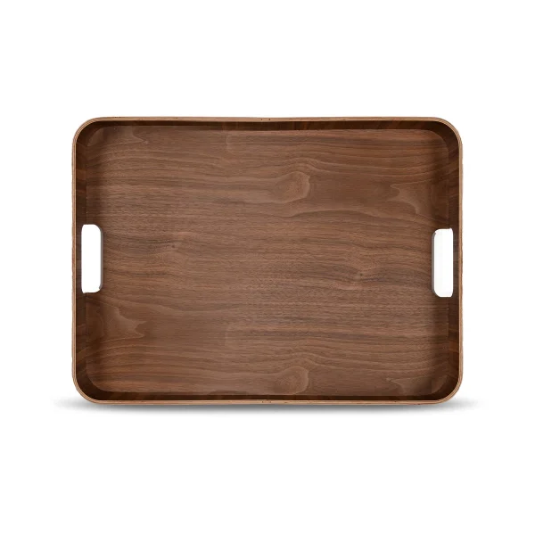 Sagaform Grand plateau Hanna 40x55 cm Marron foncé