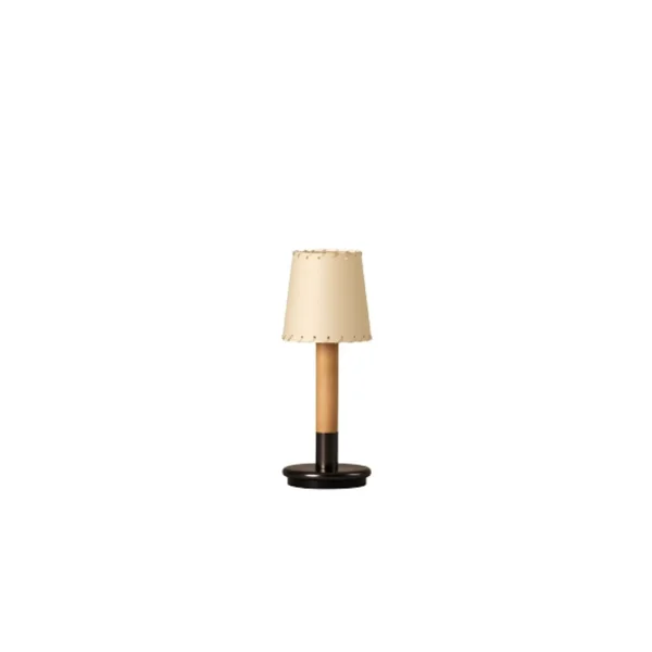 Santa & Cole - Básica Mínima Lampe de Table Portable Beige/Bronze