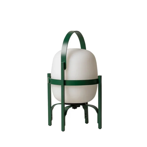 Santa & Cole - Cestita Alubat Portable Lampe de Table IP65 English Green
