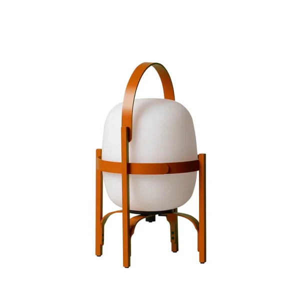 Santa & Cole - lampe de table portable Cestita Alubat IP65 orange