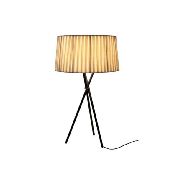 Santa & Cole - Trípode M3 Lampe de Table Black/Natural