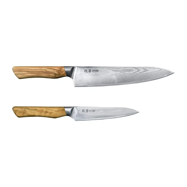 Satake Set de couteaux Kaizen Gyoto 18 cm & Petty 12 cm 2 pièces