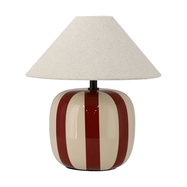 Scandi Living Lampe de table Alvar 31 cm Rouge rouille