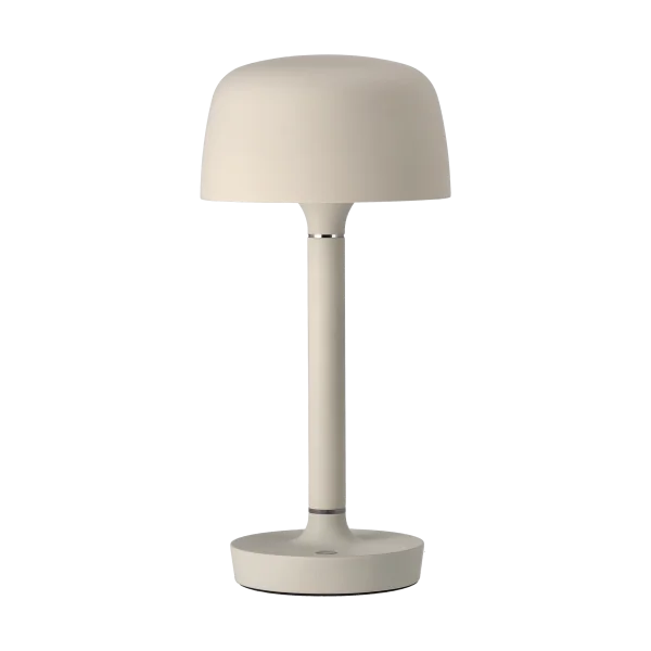 Scandi Living Lampe de table portable Halo 25,5 cm Beige