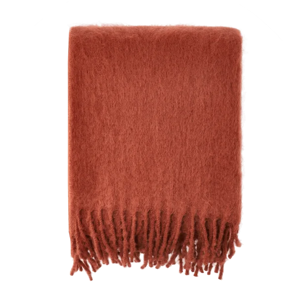 Scandi Living Plaid Dune en mohair 130x170 cm Sienna