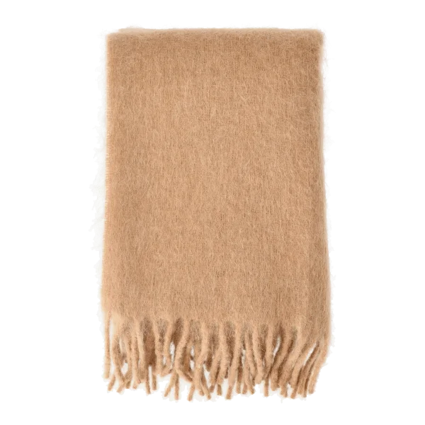 Scandi Living Plaid Dune en mohair 130x170 cm Wheat