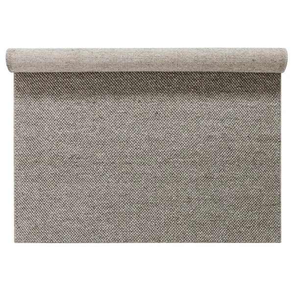 Scandi Living Tapis en laine Flock Nature gris 170x240 cm