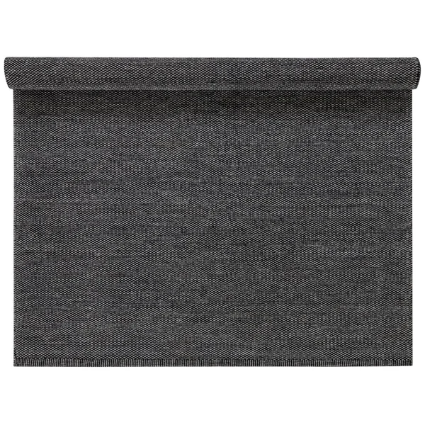 Scandi Living Tapis en laine Lea noir 200 x 300cm