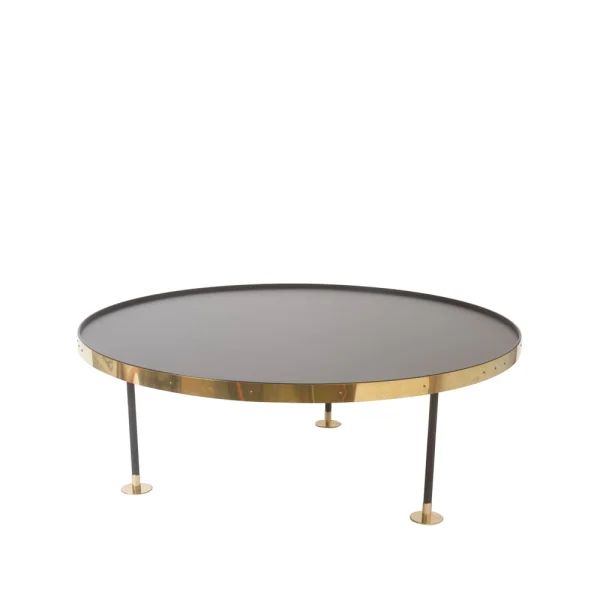 Scherlin Table basse 12 Ø 110 cm, noir