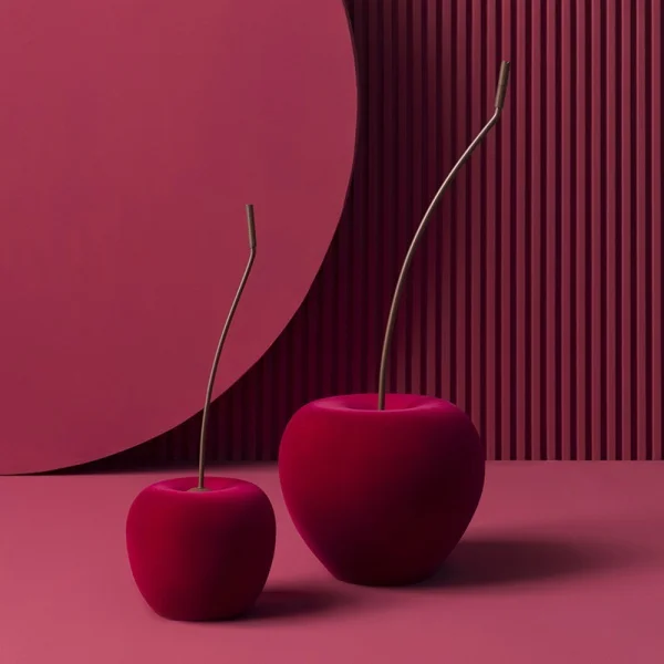 Sculpture décorative Cherry Velvet Adriani e Rossi