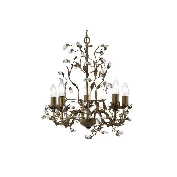 Searchlight Almandite - lustre - Ø 50 x 100 cm - brun et or