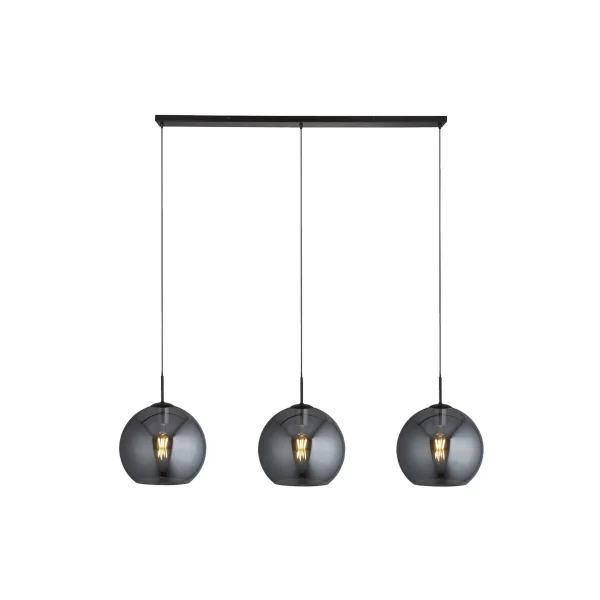 Searchlight Amsterdam - lampe suspendue - 146 x 30 x 240 cm - noir