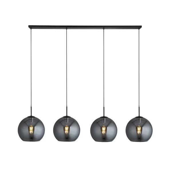 Searchlight Amsterdam - lampe suspendue - 175 x 30 x 240 cm - noir