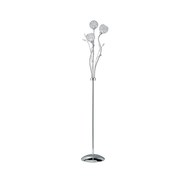 Searchlight Bellis II - lampadaire - 166 cm - chrome