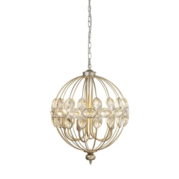 Searchlight Bracelet - lampe suspendue - Ø 47 x 150 cm - champagne